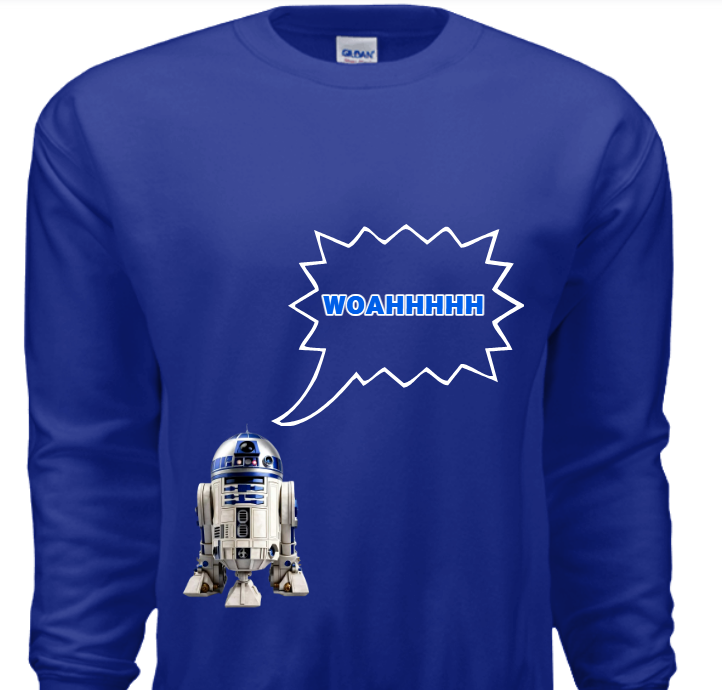 R2D2 - "AHHHHH" Sweatshirt image 2