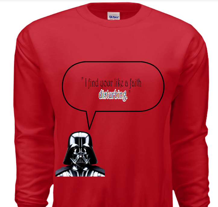 Darth Vader "Lack of Faith" Sweatshirt image 3