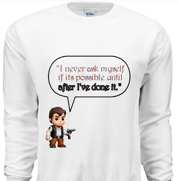 Han Solo's "Impossible" Sweatshirt image 2