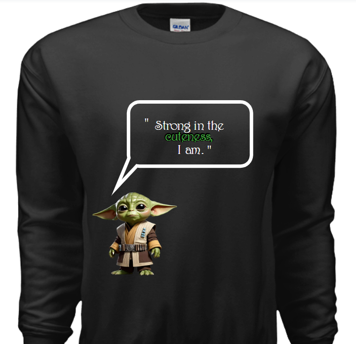 Baby Yoda - "Cuteness"-Sweatshirt image 1