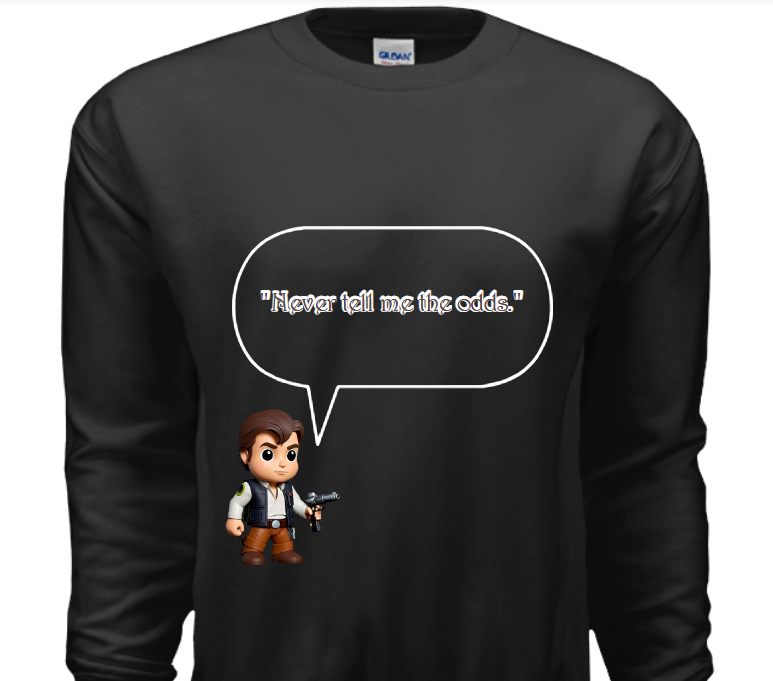 Han Solo "Beating the Odds" Sweatshirt image 0