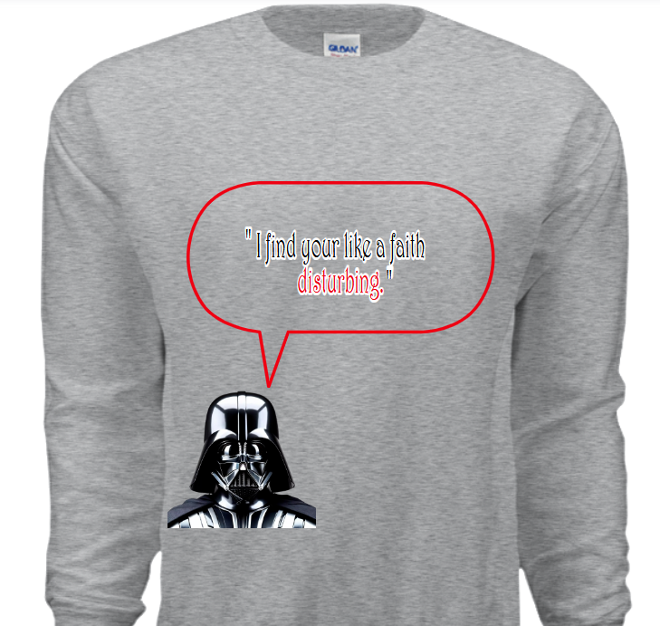 Darth Vader "Lack of Faith" Sweatshirt image 1