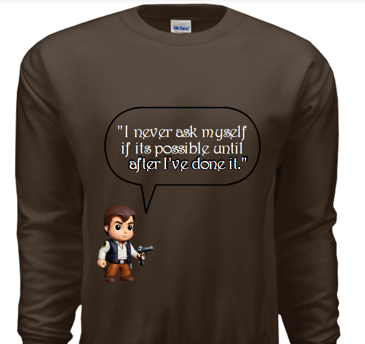 Han Solo's "Impossible" Sweatshirt image 0