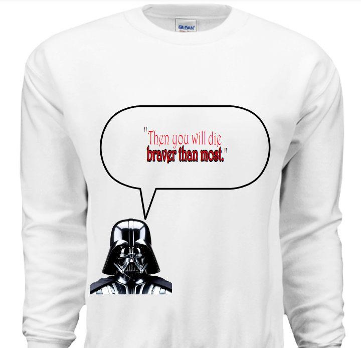Darth Vader -"Braver Than Most" Sweatshirt image 3