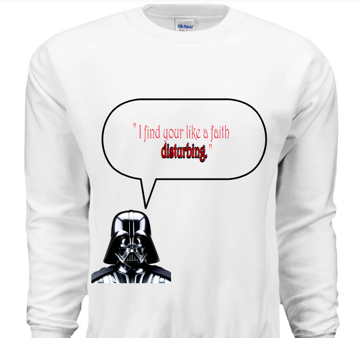 Darth Vader "Lack of Faith" Sweatshirt image 2