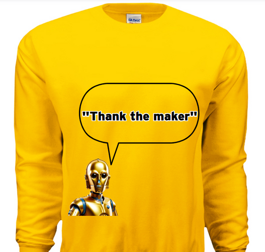 C3PO-'Thank the Maker' Sweatshirt image 0