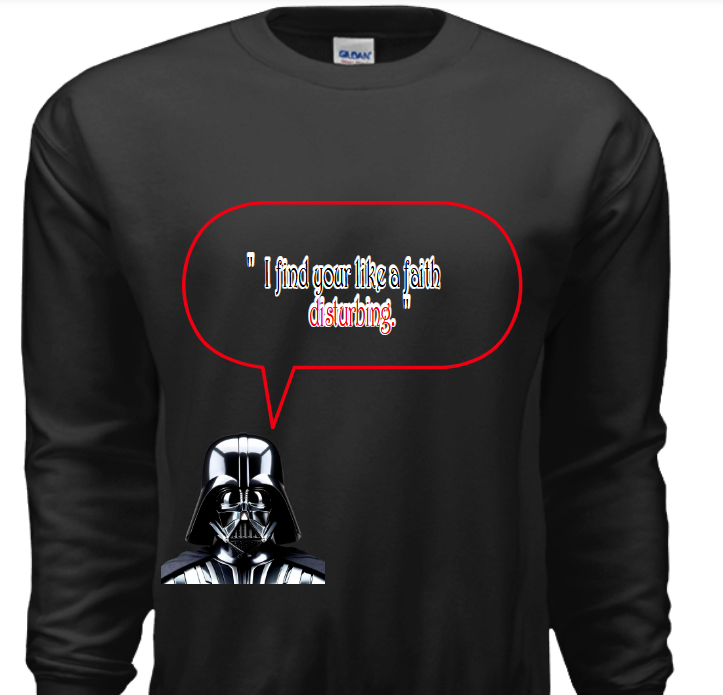 Darth Vader "Lack of Faith" Sweatshirt image 0