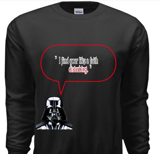 Darth Vader "Lack of Faith" Sweatshirt image 0