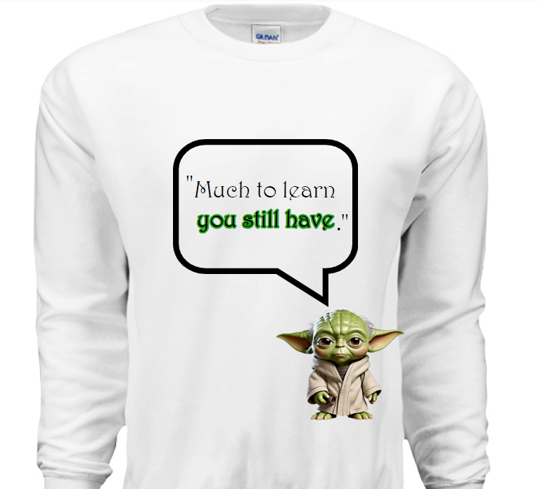 Yoda's "Much To Learn" Sweatshirt image 2