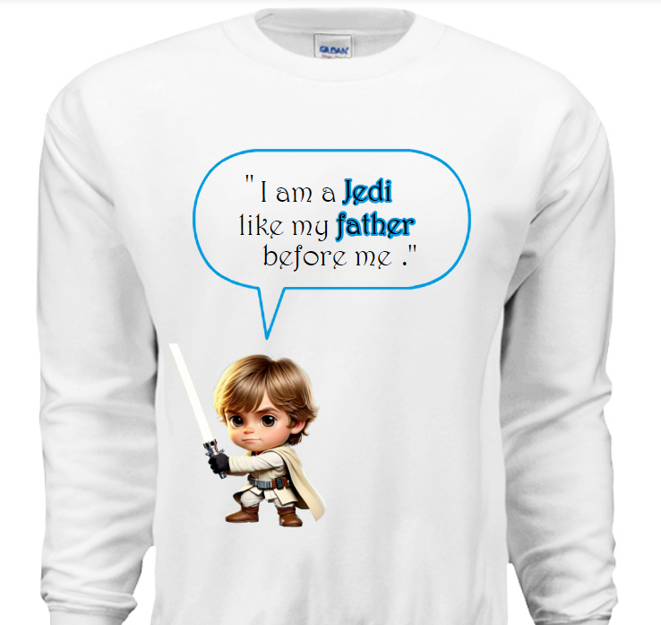 Luke's = "I am a Jedi" Sweatshirt image 0