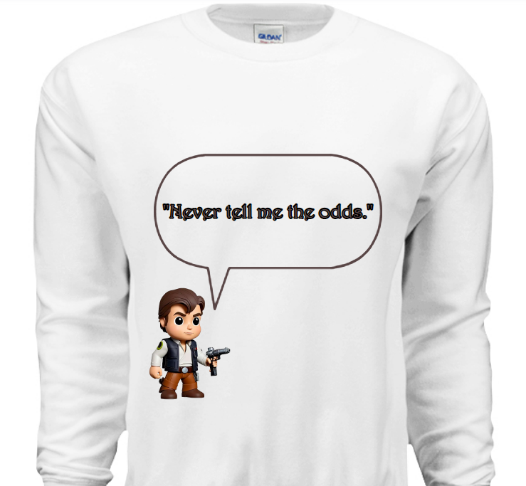 Han Solo "Beating the Odds" Sweatshirt image 2