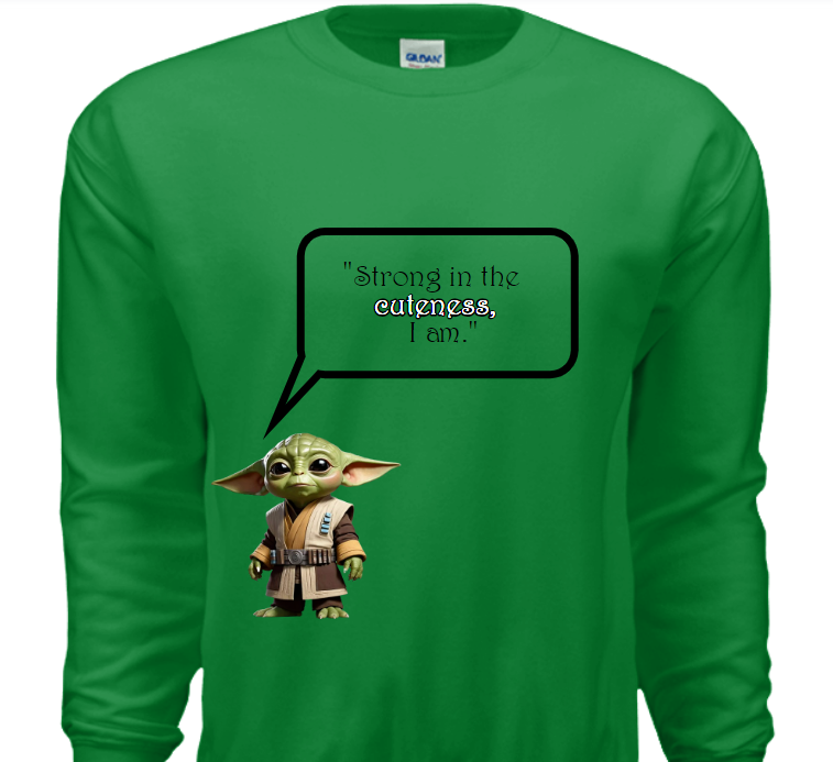 Baby Yoda - "Cuteness"-Sweatshirt image 0
