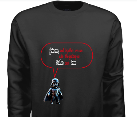 Darth Vader - "Father And Son" - Sweatshirt