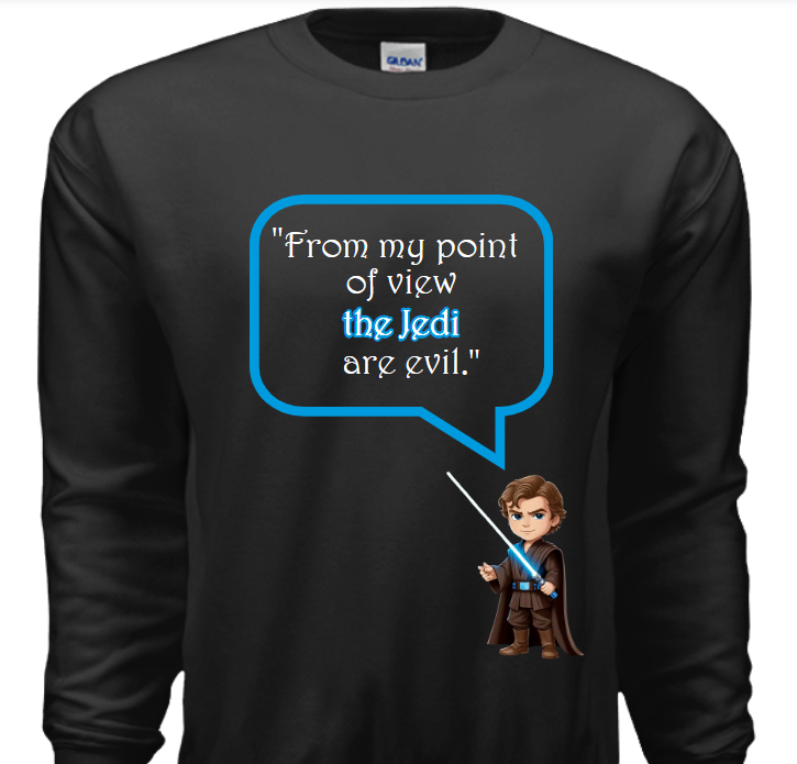 Anakin's "Jedi is evil" -Sweatshirt image 1