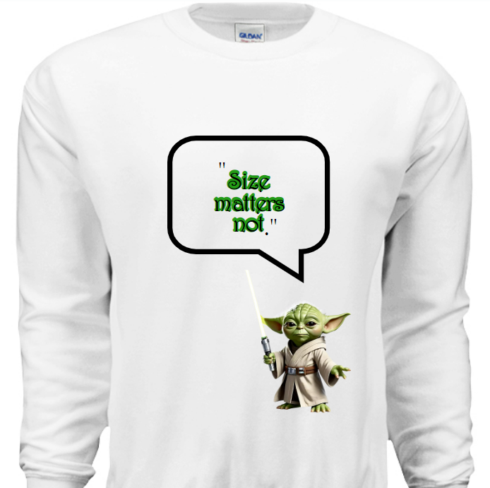 Yoda's "Size Matters Not" Sweatshirt image 2