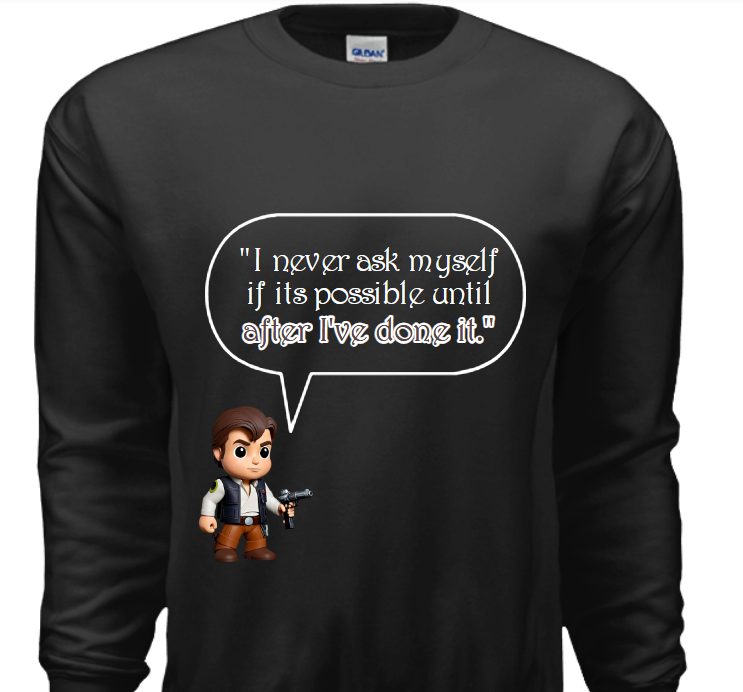 Han Solo's "Impossible" Sweatshirt image 1