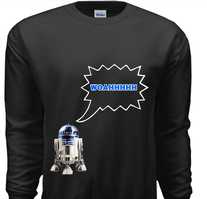 R2D2 - "AHHHHH" Sweatshirt image 1