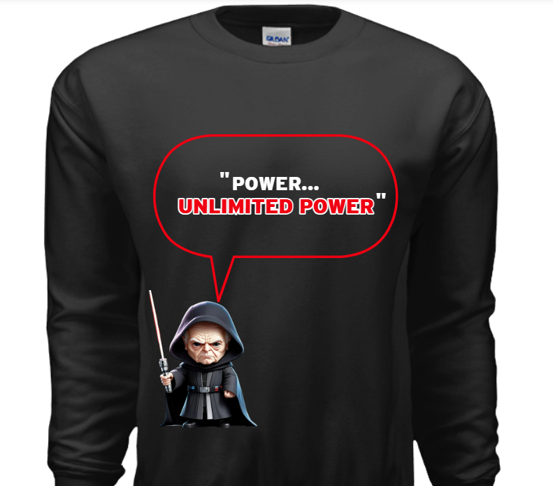 Palpatine-"Power" Sweatshirt image 1