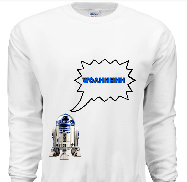 R2D2 - "AHHHHH" Sweatshirt image 0
