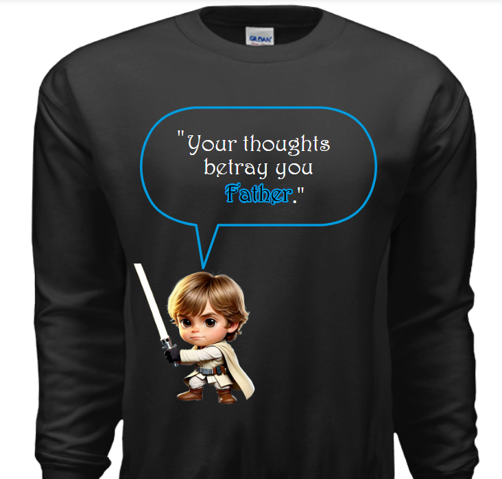 Luke's = "I am a Jedi" Sweatshirt image 2