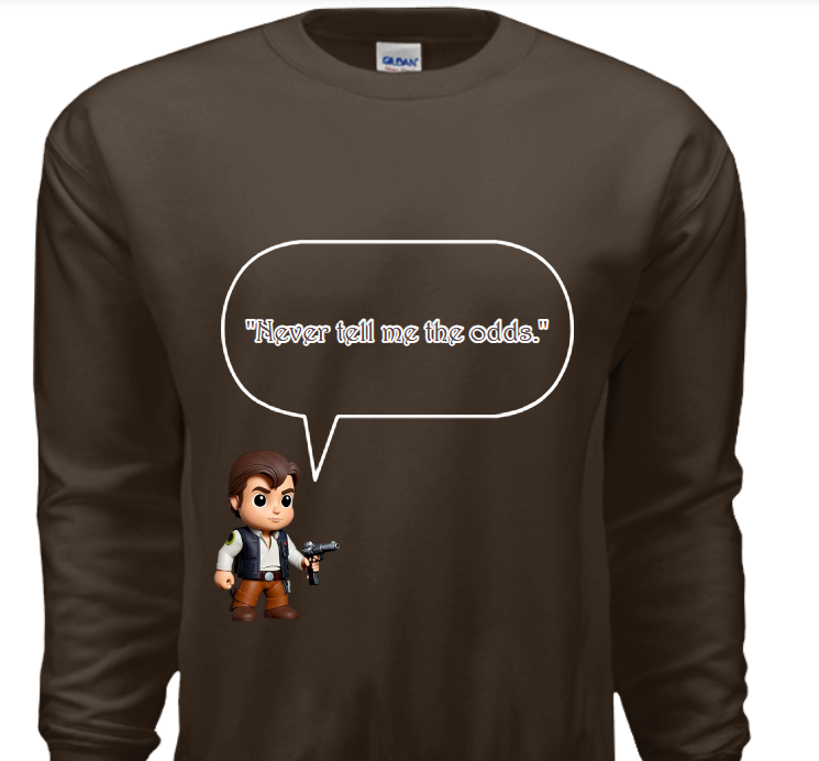 Han Solo "Beating the Odds" Sweatshirt image 1
