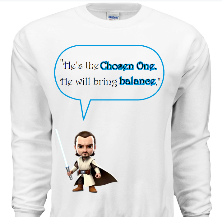 Qui-Gon "Bring Balance" Sweatshirt image 2
