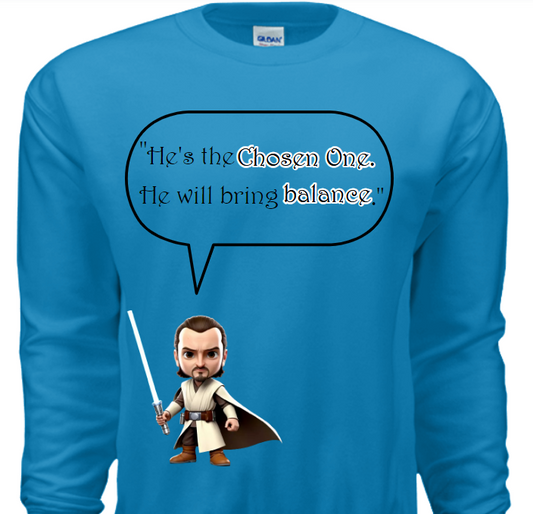 Qui-Gon "Bring Balance" Sweatshirt image 0