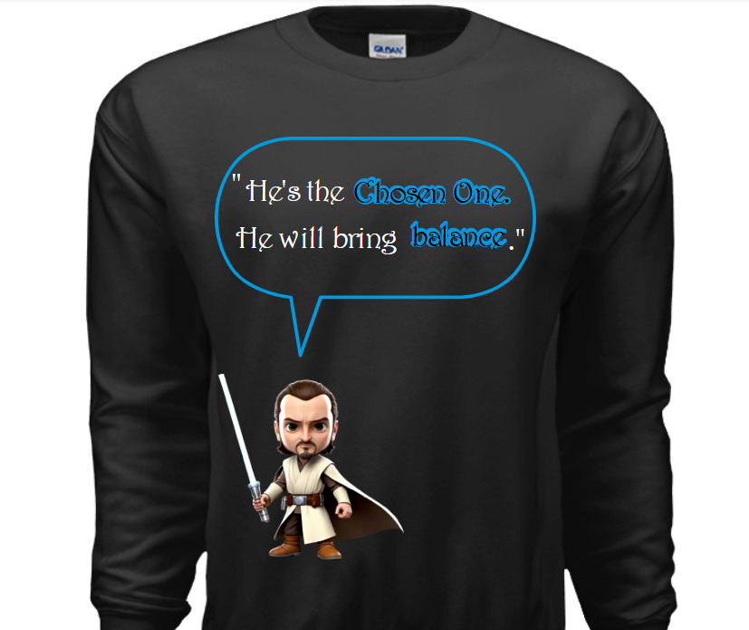 Qui-Gon "Bring Balance" Sweatshirt image 1